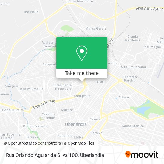 Mapa Rua Orlando Aguiar da Silva 100