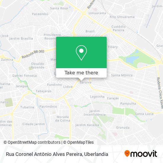 Rua Coronel Antônio Alves Pereira map