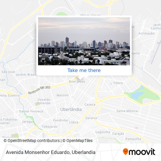 Avenida Monsenhor Eduardo map