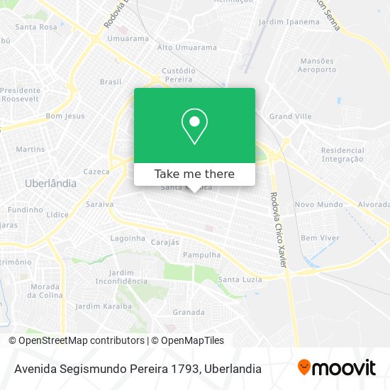 Avenida Segismundo Pereira 1793 map