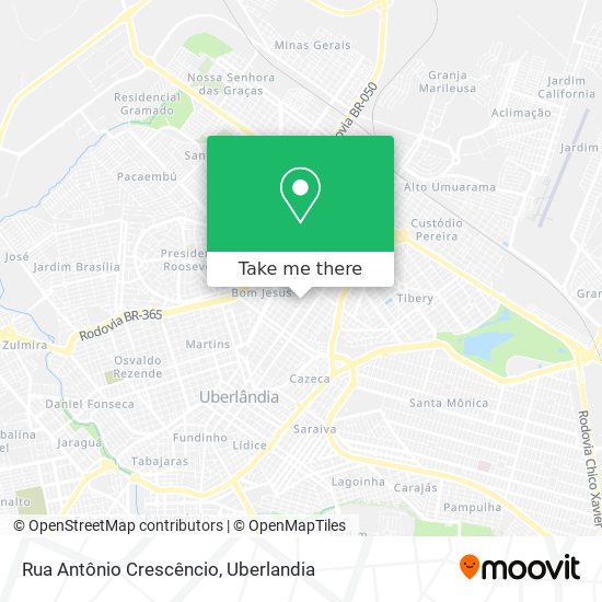 Rua Antônio Crescêncio map