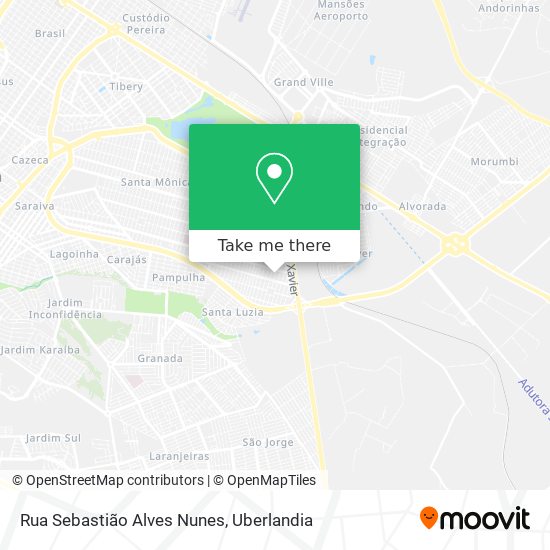 Mapa Rua Sebastião Alves Nunes