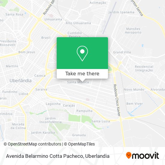 Avenida Belarmino Cotta Pacheco map