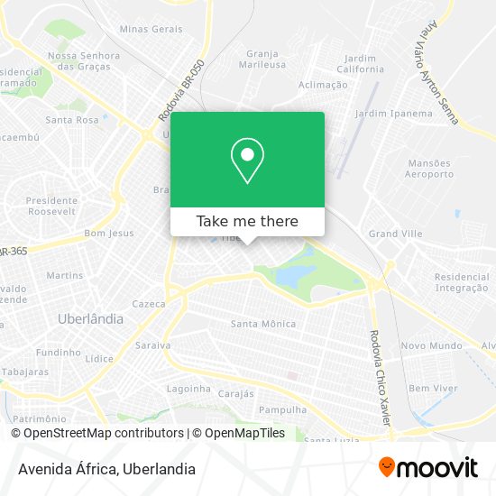 Avenida África map