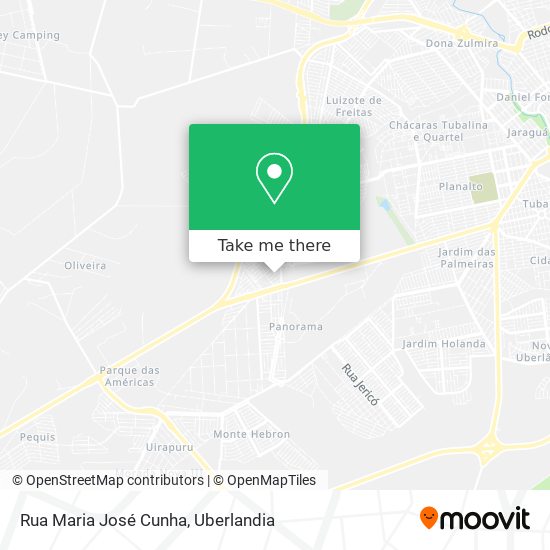 Mapa Rua Maria José Cunha