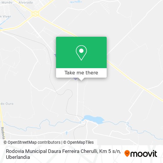 Rodovia Municipal Daura Ferreira Cherulli, Km 5 s / n map