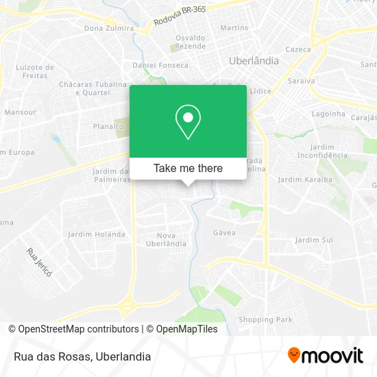 Rua das Rosas map