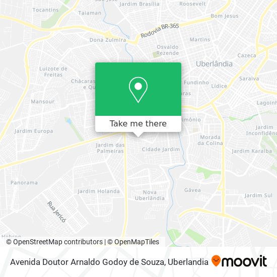 Avenida Doutor Arnaldo Godoy de Souza map