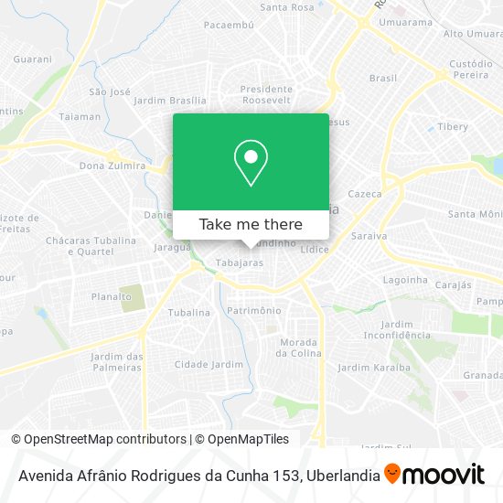 Avenida Afrânio Rodrigues da Cunha 153 map