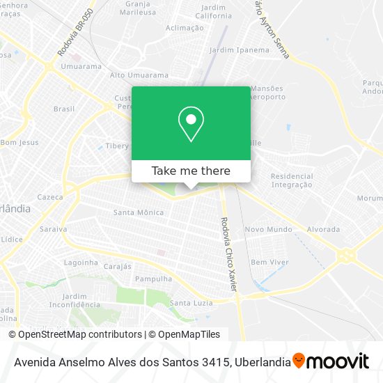 Mapa Avenida Anselmo Alves dos Santos 3415