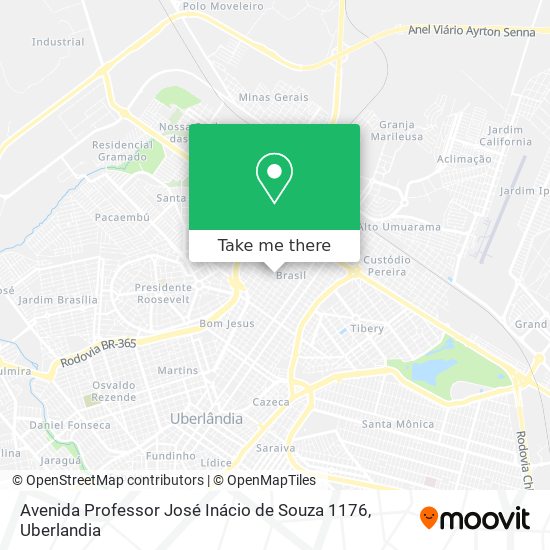 Avenida Professor José Inácio de Souza 1176 map