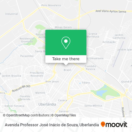 Avenida Professor José Inácio de Souza map