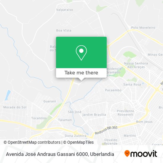 Avenida José Andraus Gassani 6000 map