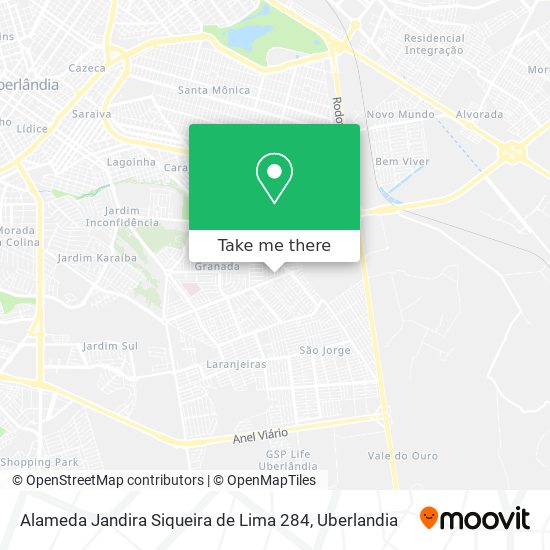 Alameda Jandira Siqueira de Lima 284 map