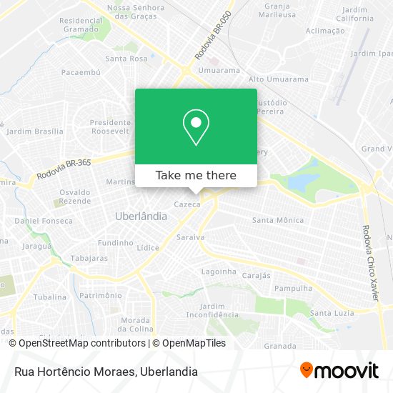 Rua Hortêncio Moraes map