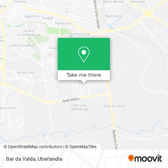 Bar da Valda map