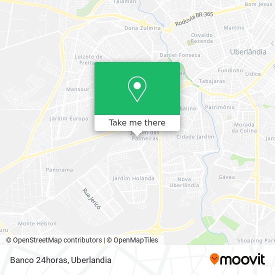 Banco 24horas map