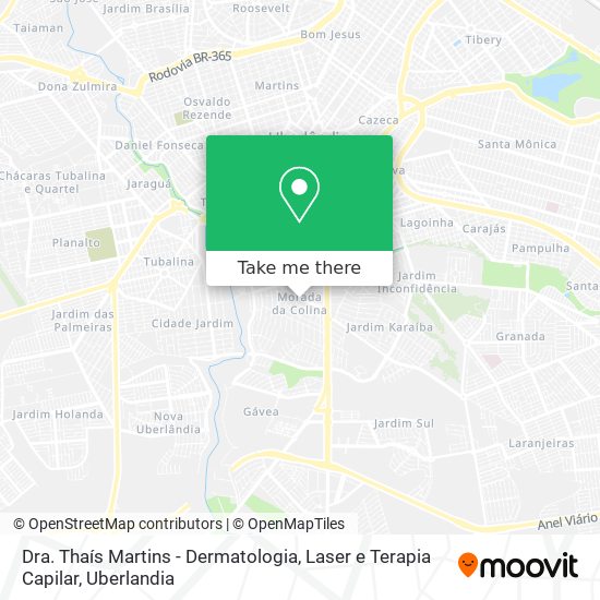Mapa Dra. Thaís Martins - Dermatologia, Laser e Terapia Capilar