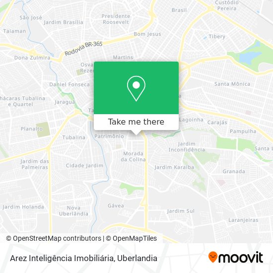 Arez Inteligência Imobiliária map