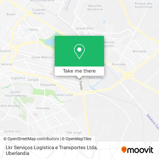 Lkr Serviços Logística e Transportes Ltda map