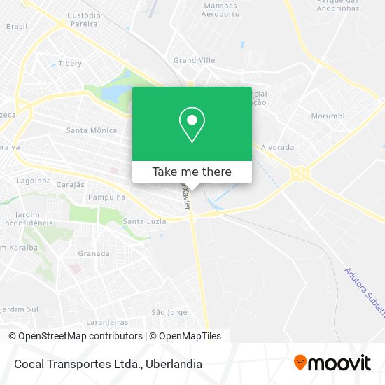 Cocal Transportes Ltda. map