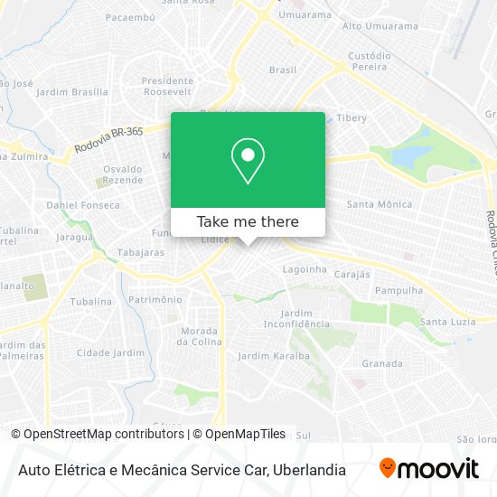 Auto Elétrica e Mecânica Service Car map