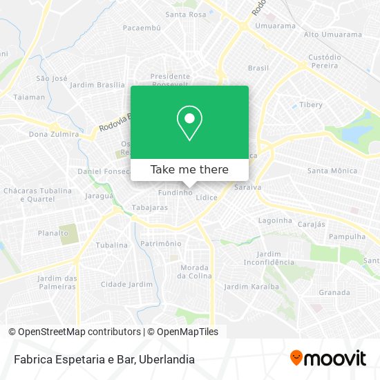 Fabrica Espetaria e Bar map