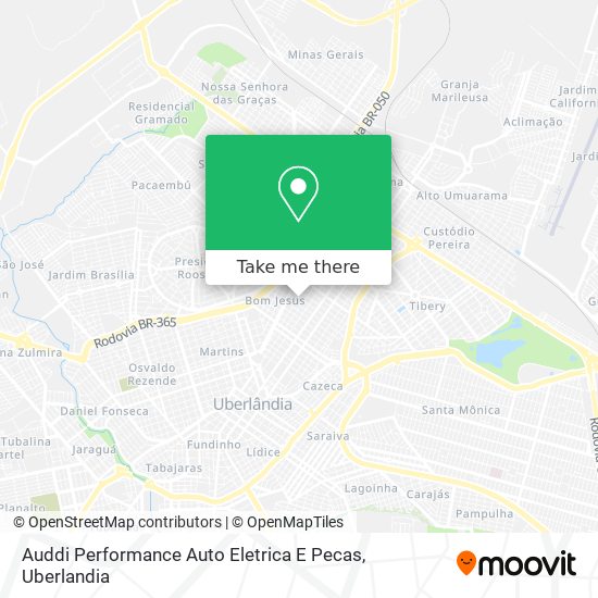 Auddi Performance Auto Eletrica E Pecas map