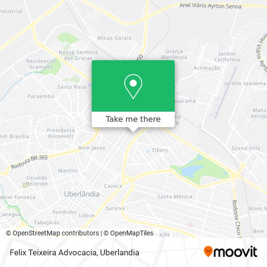 Mapa Felix Teixeira Advocacia