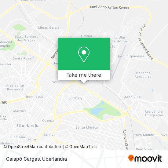 Caiapó Cargas map