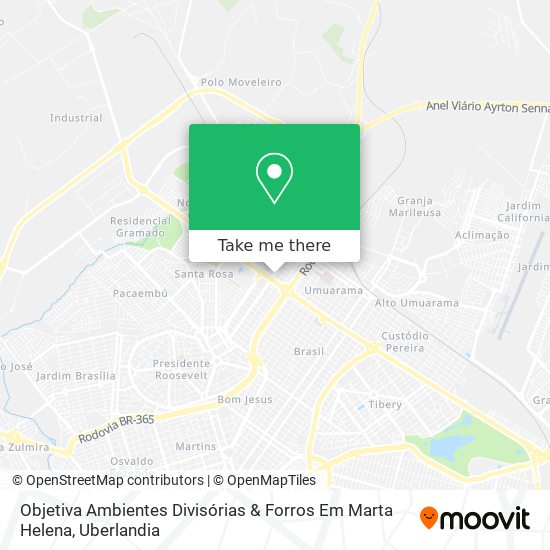 Objetiva Ambientes Divisórias & Forros Em Marta Helena map