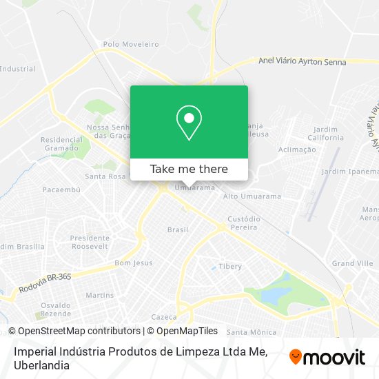 Mapa Imperial Indústria Produtos de Limpeza Ltda Me