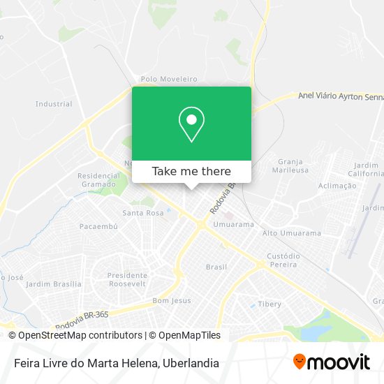 Feira Livre do Marta Helena map