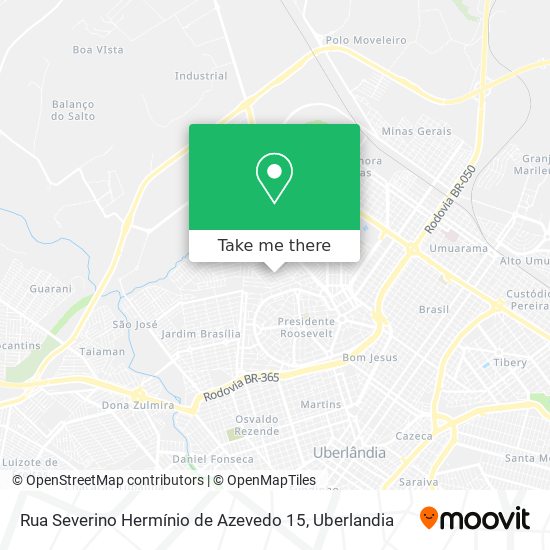 Mapa Rua Severino Hermínio de Azevedo 15