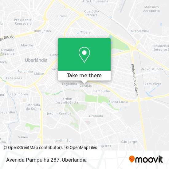 Mapa Avenida Pampulha 287