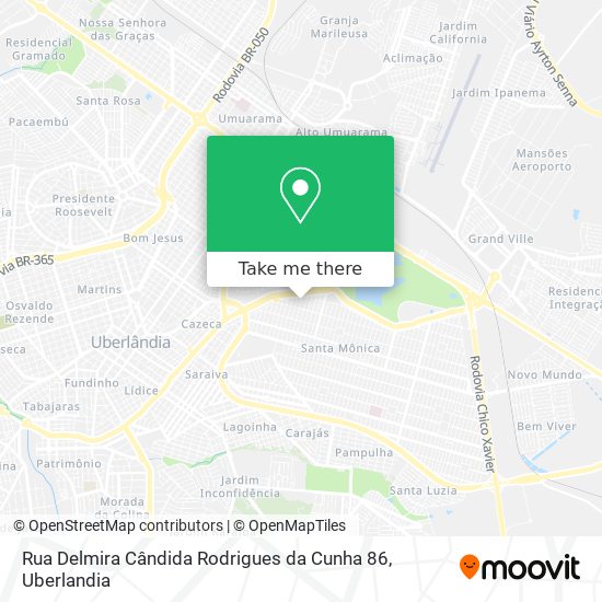 Rua Delmira Cândida Rodrigues da Cunha 86 map