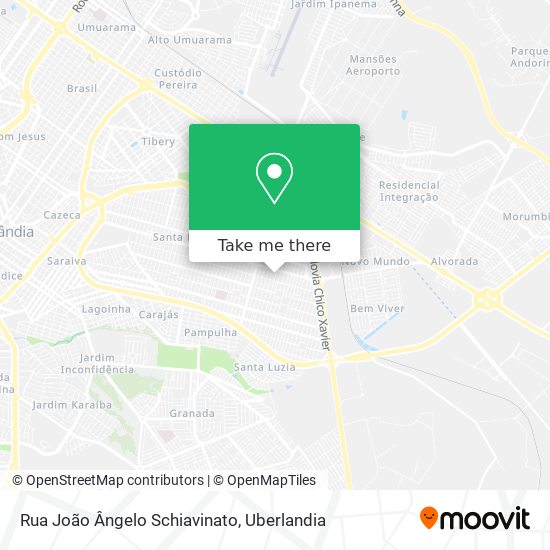 Rua João Ângelo Schiavinato map