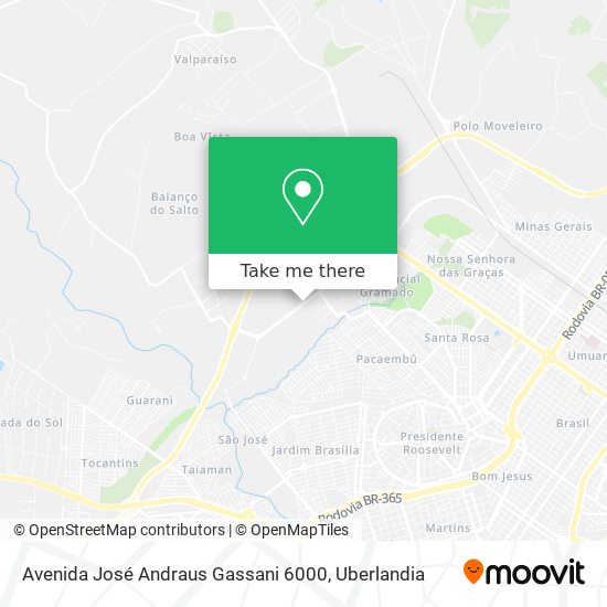 Mapa Avenida José Andraus Gassani 6000