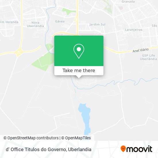 d' Office Titulos do Governo map