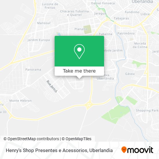 Henry's Shop Presentes e Acessorios map