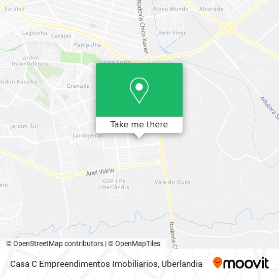 Mapa Casa C Empreendimentos Imobiliarios