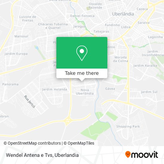 Wendel Antena e Tvs map