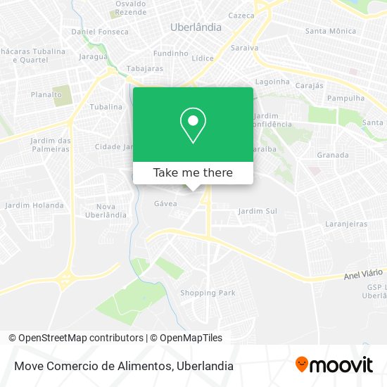 Move Comercio de Alimentos map