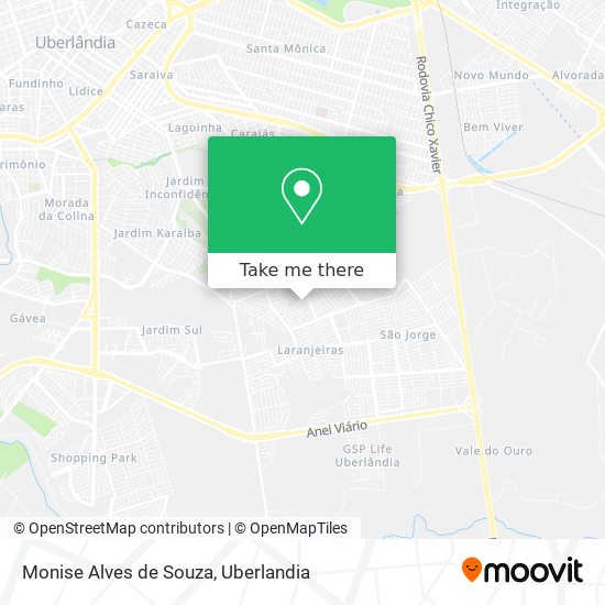 Monise Alves de Souza map