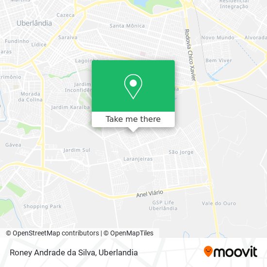 Roney Andrade da Silva map