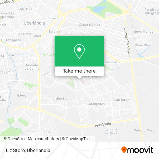 Mapa Liz Store