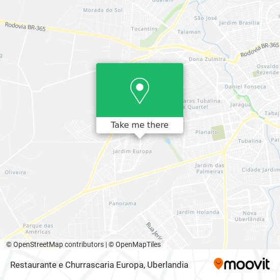 Restaurante e Churrascaria Europa map