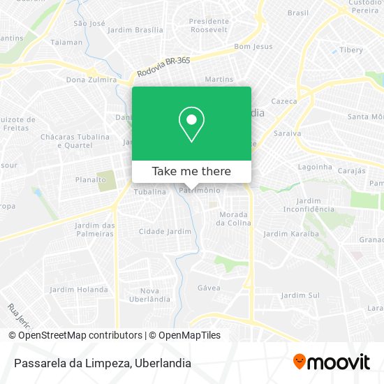 Passarela da Limpeza map