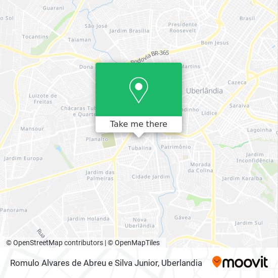 Romulo Alvares de Abreu e Silva Junior map