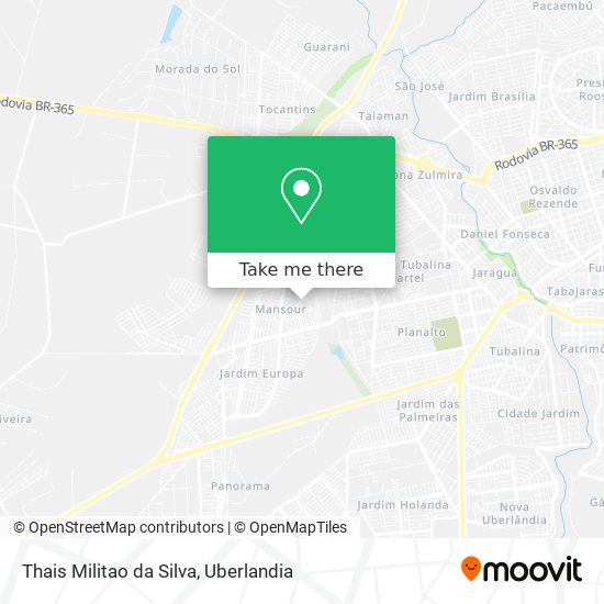 Thais Militao da Silva map